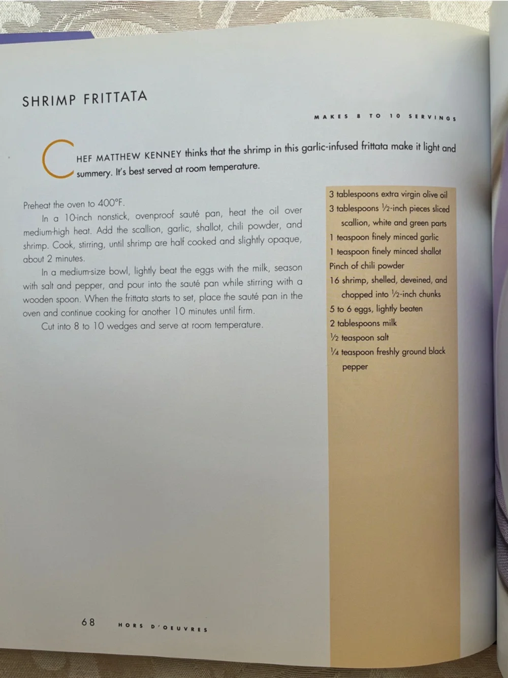 Hors d’Oeuvres by Gillian Duffy Hardcover Cookbook